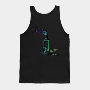 Quarantine and wine (multicolor) Tank Top